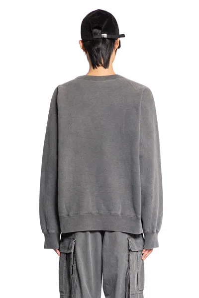 Sacai Man Grey Sweatshirts In Grey