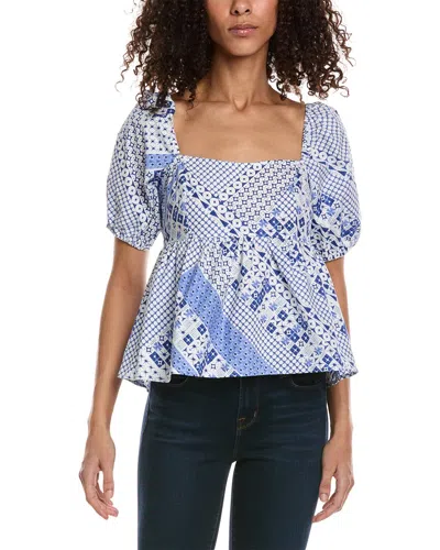 Duffield Lane Bea Top In Blue