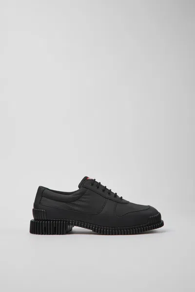 Camper Pix Recycled-polyester Oxford Shoes In Black