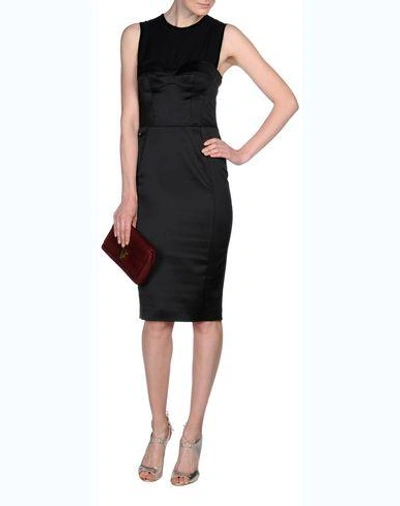 Shop Just Cavalli Knee-length Dress In Black