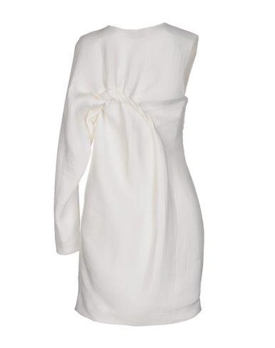 Shop Acne Studios Short Dress In White