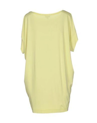 Shop Just Cavalli T-shirts In Yellow