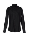 DOLCE & GABBANA DOLCE & GABBANA MAN SHIRT BLACK SIZE 14 ½ COTTON, ELASTANE,38559785XM 4