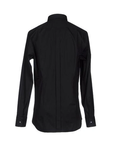 Dolce & Gabbana Black Essential Cotton Shirt In Black