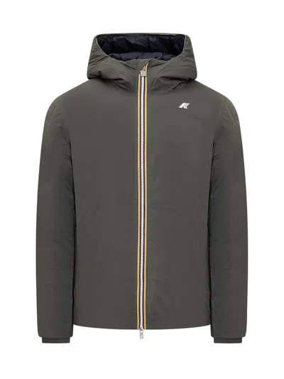 K-way Jacob St Warm Double Down Jacket In Green