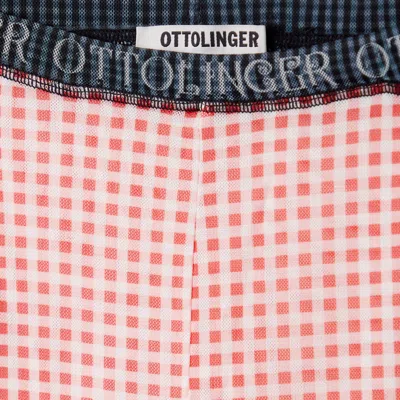 Ottolinger Red Check Lounge Pants In Gingham Print