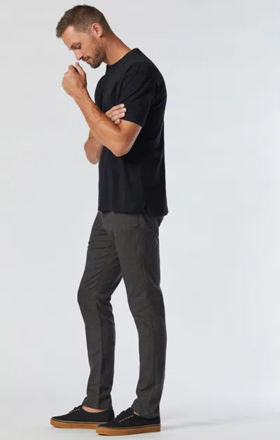 Mavi Marcus Slim Straight Leg In Brown Feather Tweed In Brown