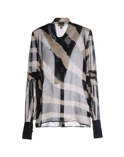 Shop Just Cavalli Shirts In Beige