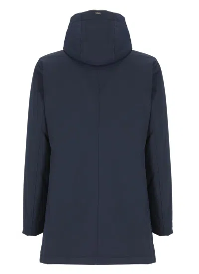 Herno Blue Coat In Blue