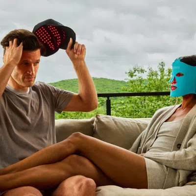 Higherdose Red Light Hat In White