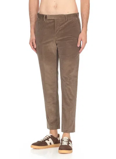 Shop Pt Torino Trousers In Green