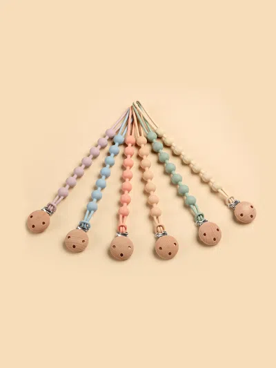 Bloom Bambini Baby Pacifier Clip And Teether In Blue
