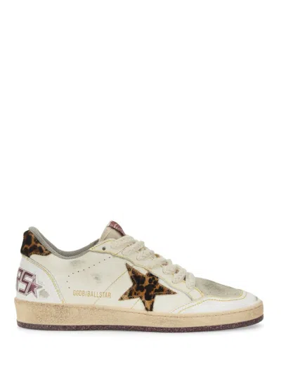 Shop Golden Goose Ballstar Sneaker In Beige