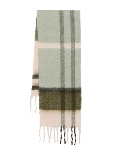 Shop Barbour Island Tartan Boucle Scarf