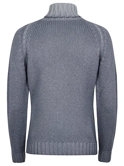 Baserange Grey Turtleneck Pullover