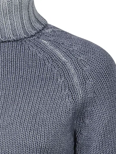 Baserange Grey Turtleneck Pullover