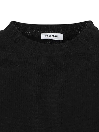 Baserange Black Crewneck Pullover