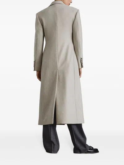 Brunello Cucinelli Wool Coat Peak Lapels