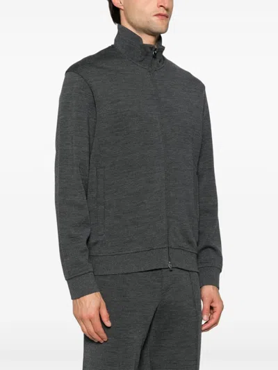 Shop Emporio Armani Capsule Wool Sweatshirt