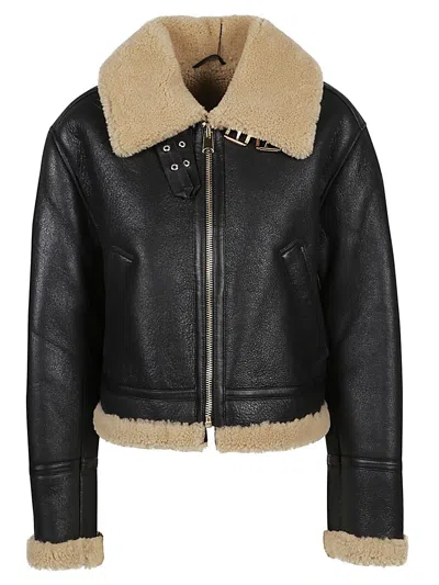 Shop Enes Carmen Leather Jacket