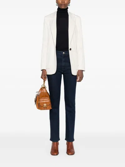 Forte Forte Roll-neck Panelled Sweater