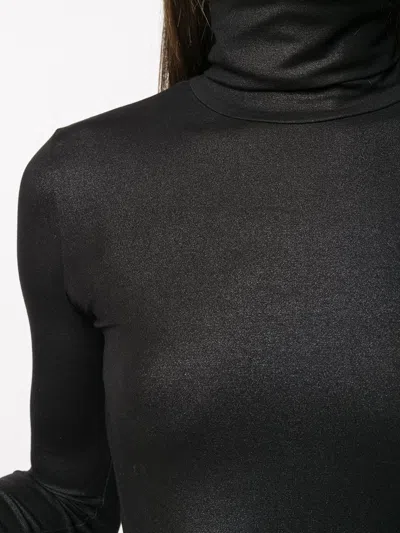 Majestic Stretch Jersey Turtleneck Top