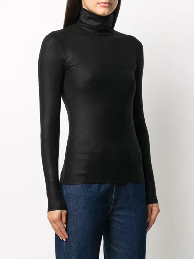 Majestic Stretch Jersey Turtleneck Top