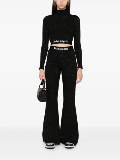 Palm Angels Black Elasticized Lounge Pants