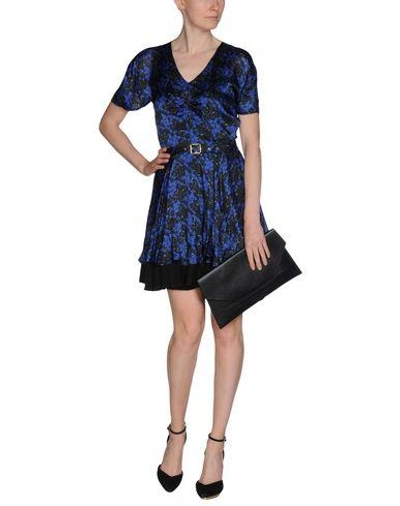 Shop Just Cavalli Short Dresses In Blue
