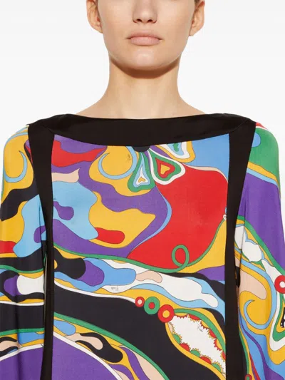 Pucci Orchidee-print Mini Dress