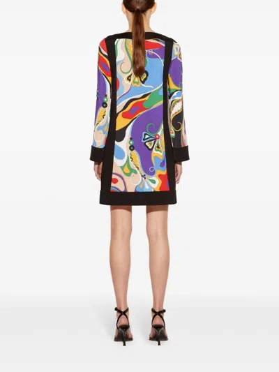 Pucci Orchidee-print Mini Dress