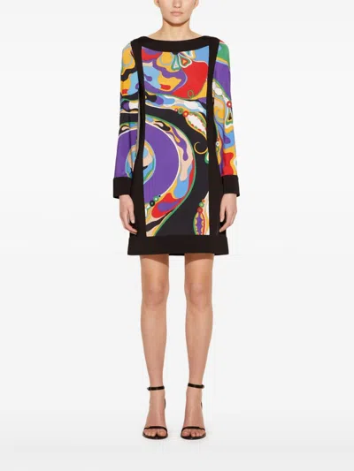 Pucci Orchidee-print Mini Dress