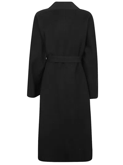 Sandbeige Wool Midi Coat