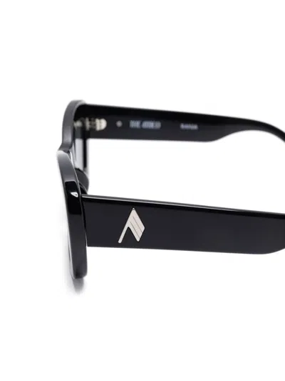 Attico Black Oval Sunglasses