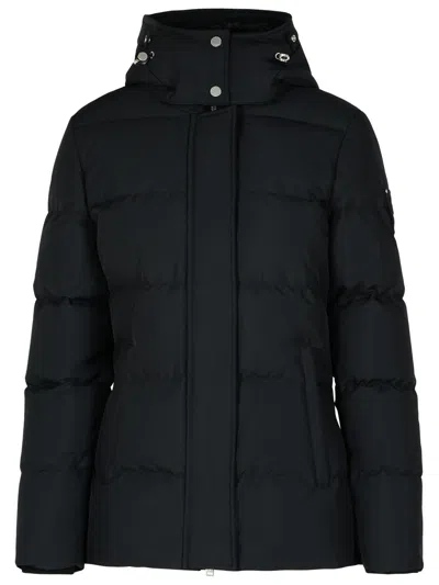 Moose Knuckles Cloud 3q Down Jacket With She In Black
