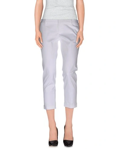 Shop Dsquared2 Cropped Pants & Culottes In White