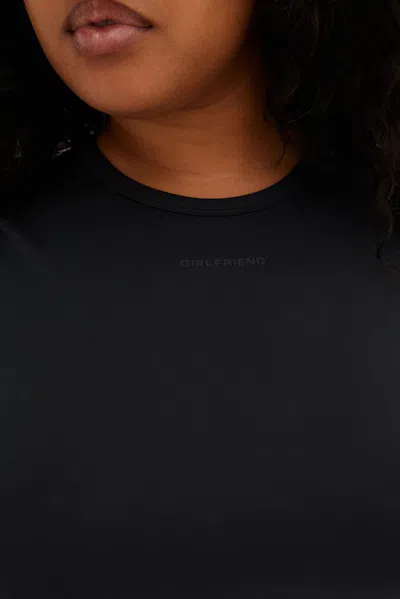 Girlfriend Collective Black Trish Open Back Tee