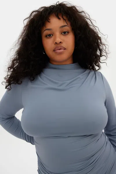 Girlfriend Collective Ocean Taylor Gathered Top