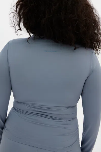 Girlfriend Collective Ocean Taylor Gathered Top