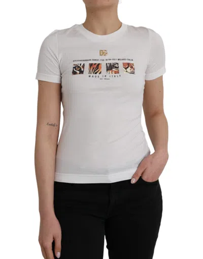 Dolce & Gabbana Tiger Logo-print T-shirt