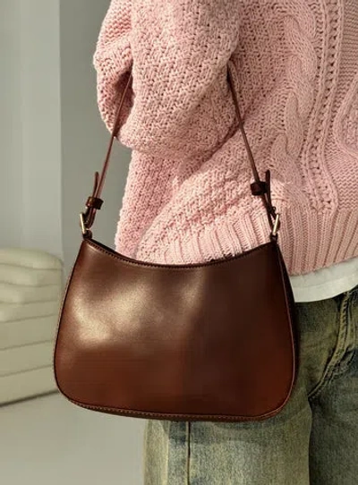Princess Polly Vesperea Shoulder Bag In Chocolate Brown