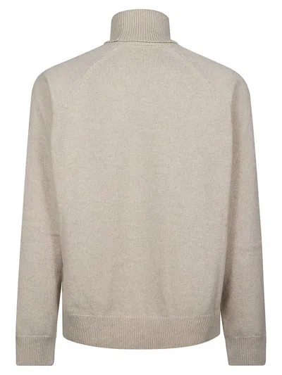 Kenzo Rws Boke Flower Turtle Neck Sweater In Brown
