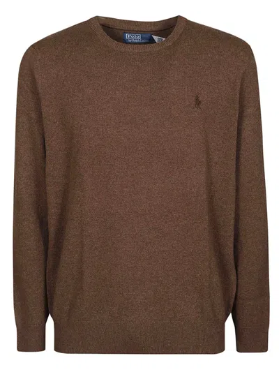 Polo Ralph Lauren Sweater In Brown