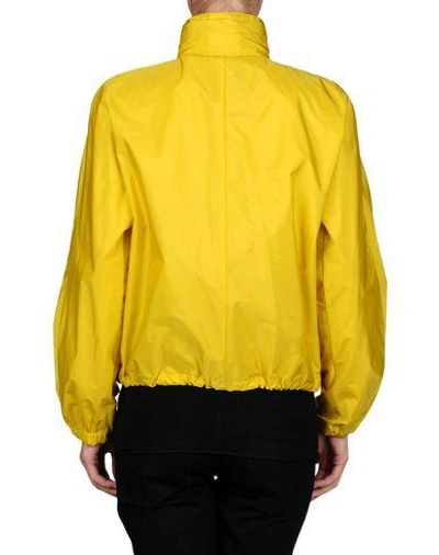 Shop Prada Jacket In Yellow