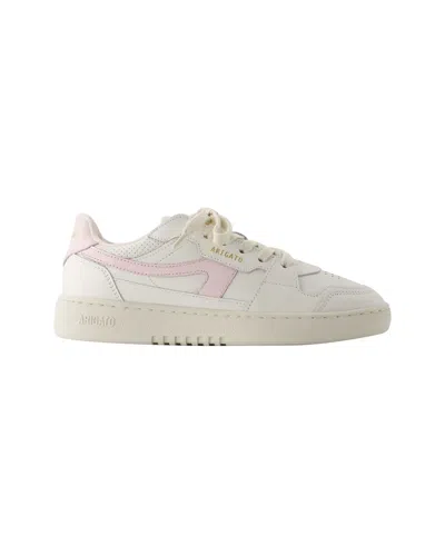 Axel Arigato Suede Dice Stripe Sneakers In White