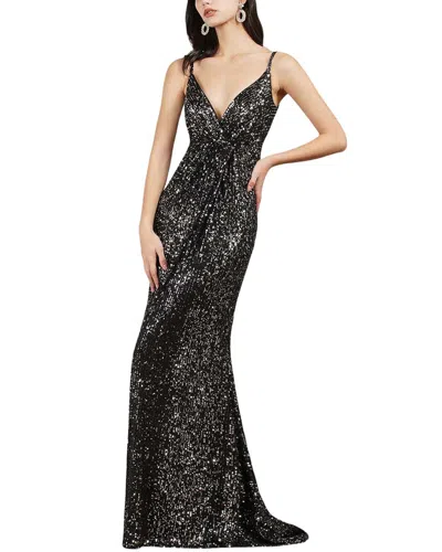 Juliet Roses Dress In Black