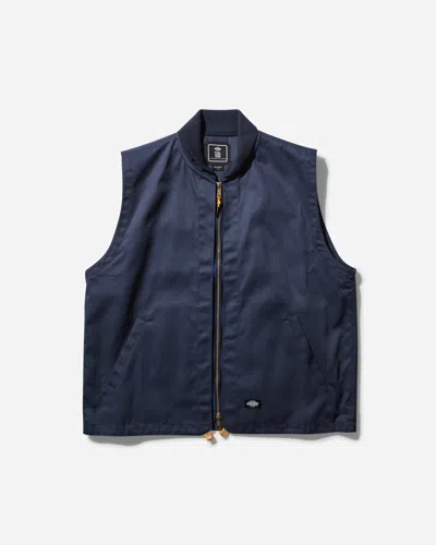 Dickies Tdc Multi Function Eisenhower Vest Navy In Blue