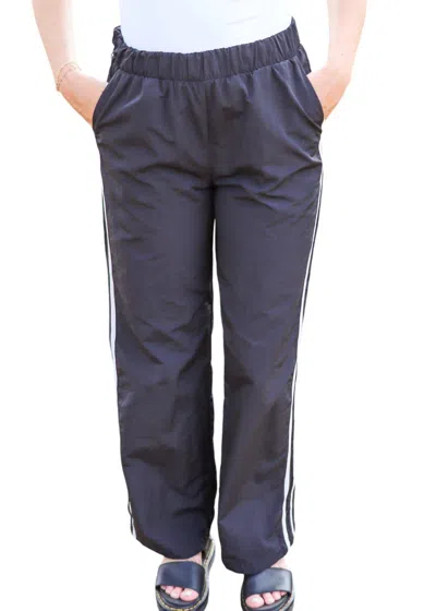 Cotton Candy Keep On Going Pants In Black In Black