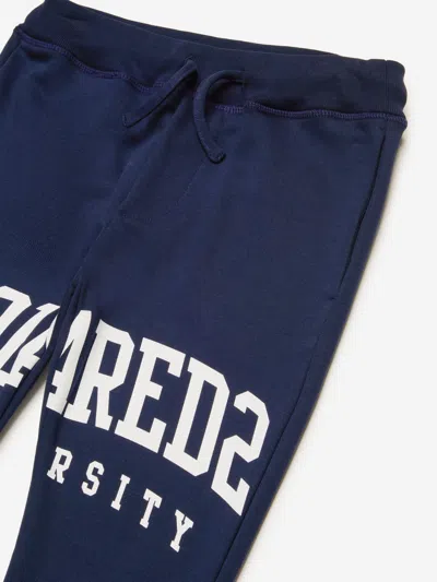 Dsquared2 Logo-print Track Pants In Blue