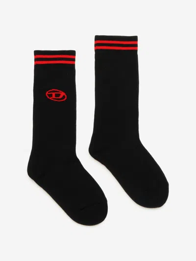 Diesel Kids Logo Socks Set In Multicoloured